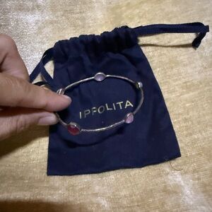 Ippolita Silver Bracelet with Pink Accents